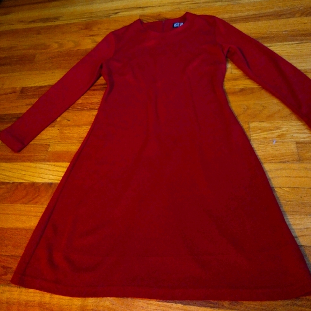 Miss shop Australia red long sleeved dress